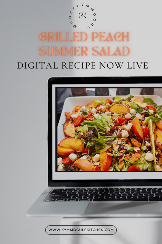 Grilled Peach Summer Salad Digital Recipe